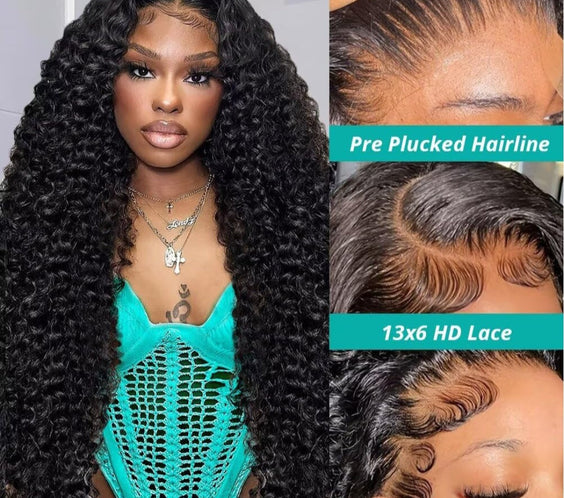 Glueless curly 5*5 top quality wig